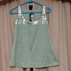 Sparkle collar shirt